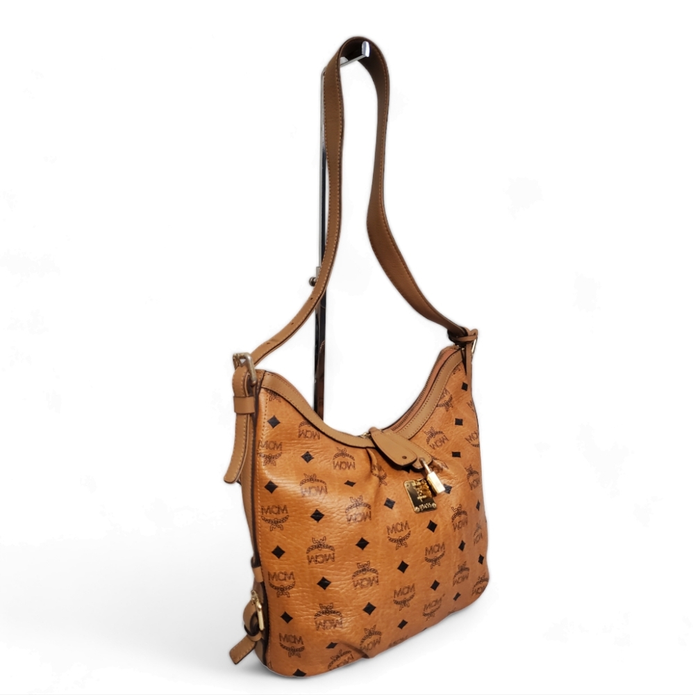 MCM Visetos Hobo Bag